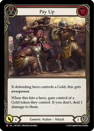 Pay Up [HVY208] (Heavy Hitters)  Rainbow Foil-1