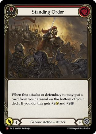 Standing Order [HVY210] (Heavy Hitters)  Rainbow Foil-1