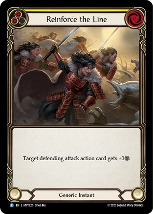 Reinforce the Line (Yellow) [HVY220] (Heavy Hitters)-1