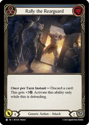 Rally the Rearguard (Blue) [HVY230] (Heavy Hitters)-1