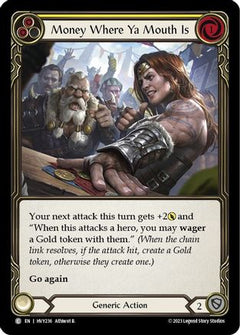 Money Where Ya Mouth Is (Yellow) [HVY236] (Heavy Hitters)  Rainbow Foil-1
