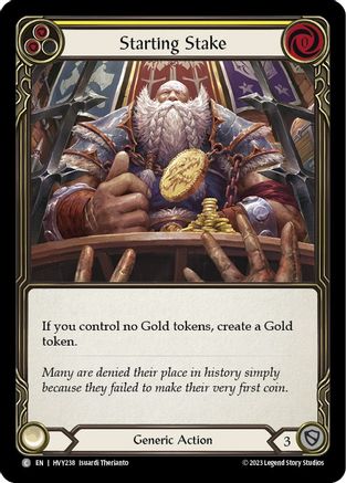 Starting Stake [HVY238] (Heavy Hitters)  Rainbow Foil-1