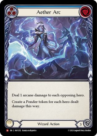 Aether Arc [HVY252] (Heavy Hitters)  Rainbow Foil-1
