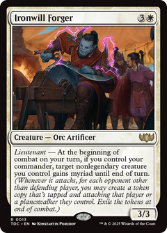 Ironwill Forger [Tarkir: Dragonstorm Commander]-1