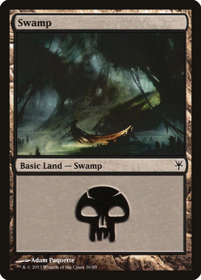 Swamp (36) [Duel Decks: Sorin vs. Tibalt]-2