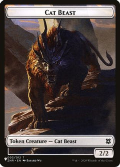 Cat Beast // Rat Double-Sided Token (LIST-3 // 3) - The List Reprints-1