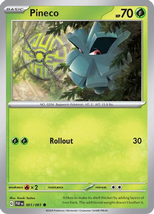 Pineco (001/091) [Scarlet & Violet: Paldean Fates]-1