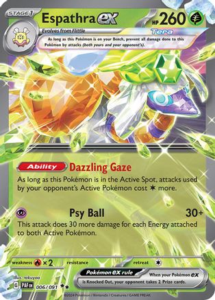 Espathra ex (006/091) [Scarlet & Violet: Paldean Fates]-1