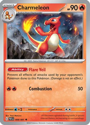 Charmeleon (008/091) [Scarlet & Violet: Paldean Fates]-1