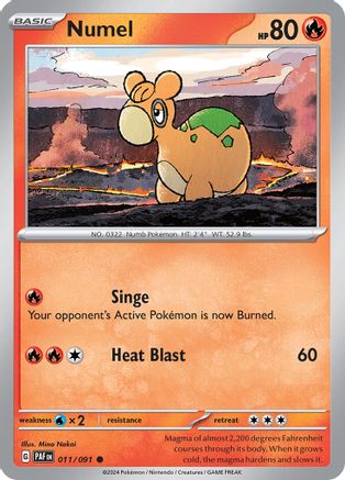 Numel (011/091) [Scarlet & Violet: Paldean Fates]-1
