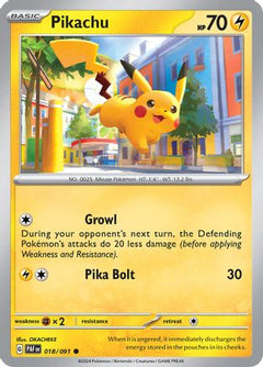 Pikachu (018/091) [Scarlet & Violet: Paldean Fates]-1