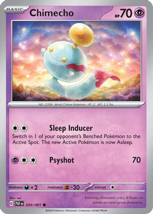 Chimecho (030/091) [Scarlet & Violet: Paldean Fates]-1