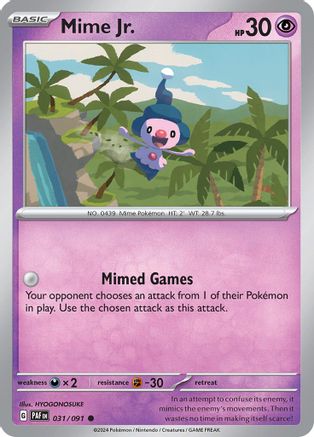 Mime Jr. (031/091) [Scarlet & Violet: Paldean Fates]-1
