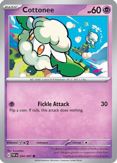 Cottonee (034/091) [Scarlet & Violet: Paldean Fates]-1