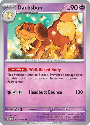 Dachsbun (039/091) [Scarlet & Violet: Paldean Fates]-1