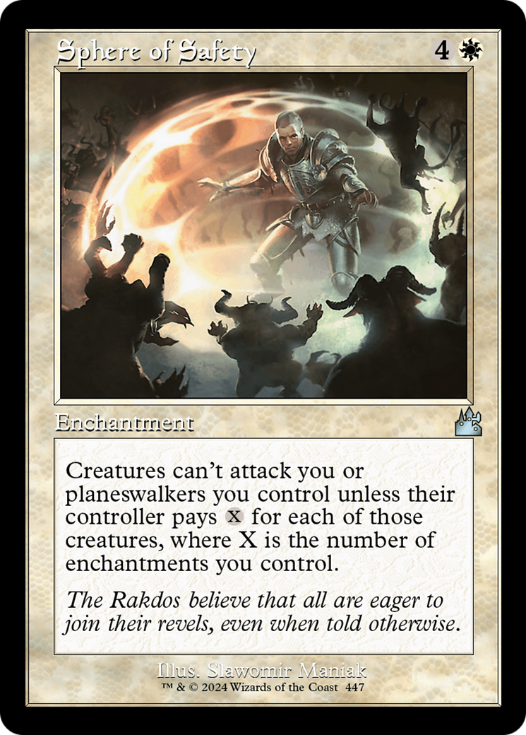 Sphere of Safety (Retro Frame) [Ravnica Remastered]-1