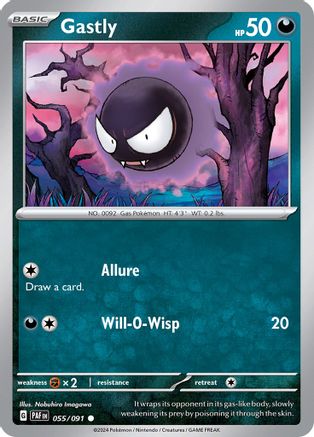 Gastly (055/091) [Scarlet & Violet: Paldean Fates]-1