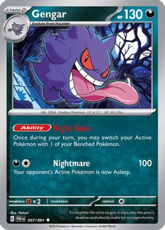 Gengar (057/091) [Scarlet & Violet: Paldean Fates]-1
