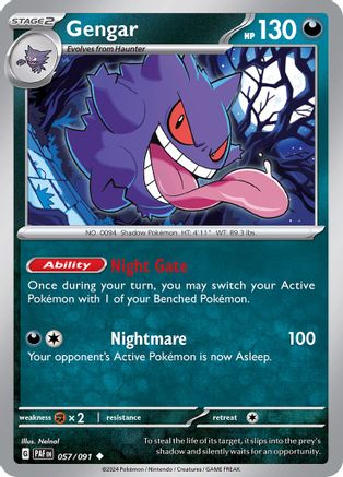 Gengar (057/091) [Scarlet & Violet: Paldean Fates]-1
