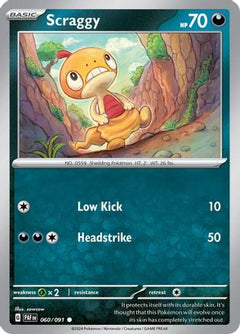 Scraggy (060/091) [Scarlet & Violet: Paldean Fates]-1