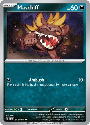 Maschiff (062/091) [Scarlet & Violet: Paldean Fates]-1