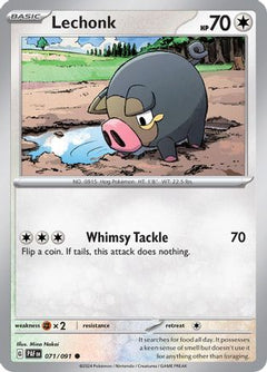 Lechonk (071/091) [Scarlet & Violet: Paldean Fates]-1