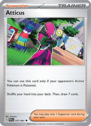 Atticus (077/091) [Scarlet & Violet: Paldean Fates]-1