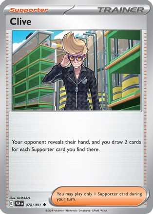 Clive (078/091) [Scarlet & Violet: Paldean Fates]-1