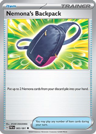 Nemona's Backpack (083/091) [Scarlet & Violet: Paldean Fates]-1
