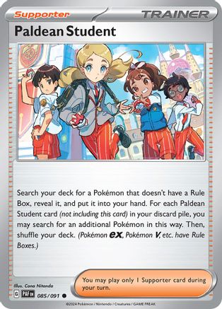 Paldean Student (085/091) [Scarlet & Violet: Paldean Fates]-1