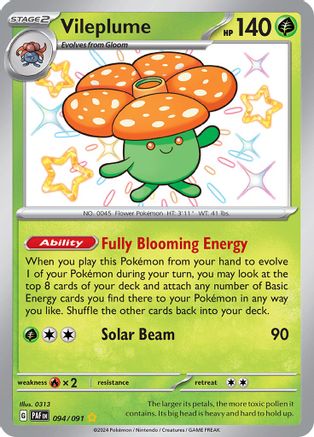 Vileplume (094/091) [Scarlet & Violet: Paldean Fates]-1