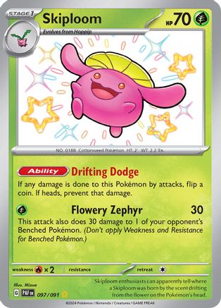 Skiploom (097/091) [Scarlet & Violet: Paldean Fates]-1