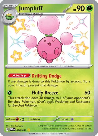 Jumpluff (098/091) [Scarlet & Violet: Paldean Fates]-1