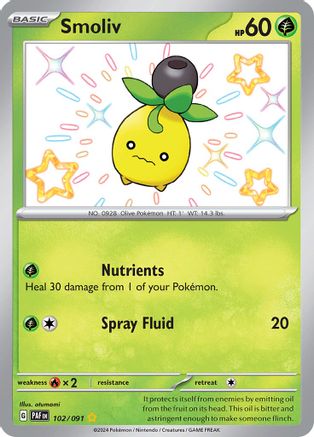 Smoliv (102/091) [Scarlet & Violet: Paldean Fates]-1