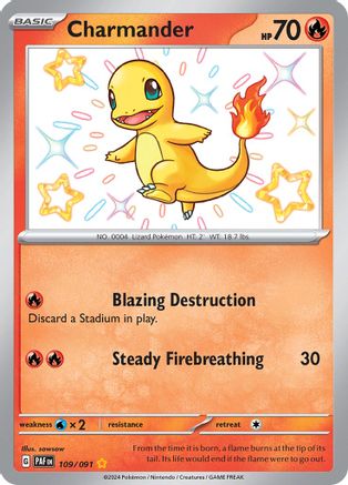 Charmander (109/091) [Scarlet & Violet: Paldean Fates]-1