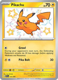 Pikachu (131/091) [Scarlet & Violet: Paldean Fates]-1