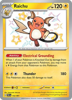 Raichu (132/091) [Scarlet & Violet: Paldean Fates]-1