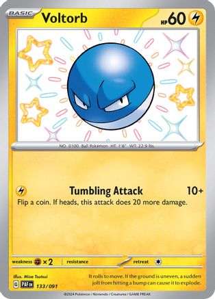 Voltorb (133/091) [Scarlet & Violet: Paldean Fates]-1