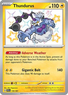 Thundurus (139/091) [Scarlet & Violet: Paldean Fates]-1