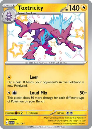 Toxtricity (141/091) [Scarlet & Violet: Paldean Fates]-1