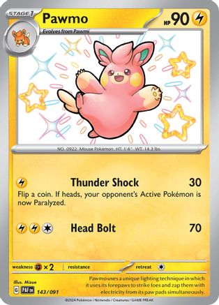 Pawmo (143/091) [Scarlet & Violet: Paldean Fates]-1