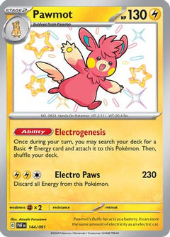 Pawmot (144/091) [Scarlet & Violet: Paldean Fates]-1