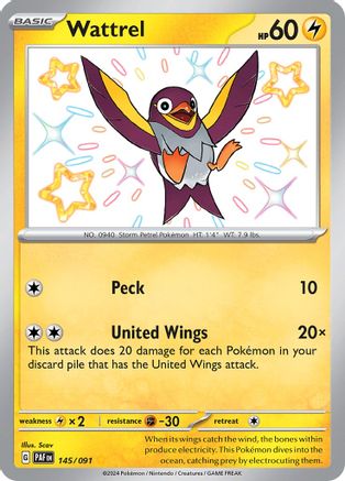 Wattrel (145/091) [Scarlet & Violet: Paldean Fates]-1