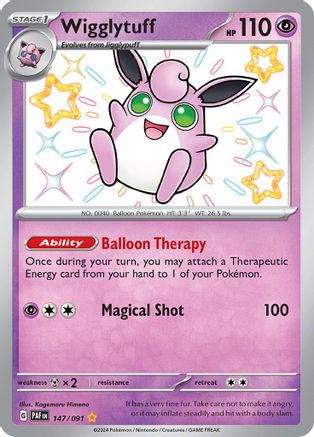 Wigglytuff (147/091) [Scarlet & Violet: Paldean Fates]-1