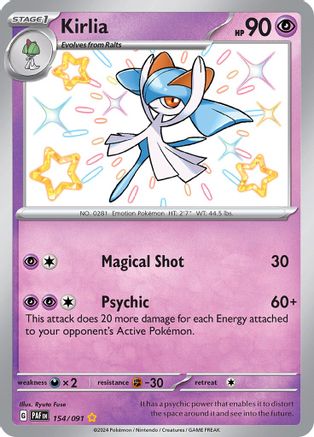 Kirlia (154/091) [Scarlet & Violet: Paldean Fates]-1