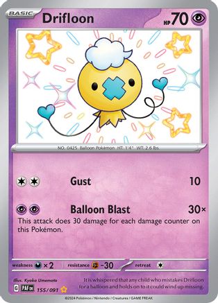 Drifloon (155/091) [Scarlet & Violet: Paldean Fates]-1