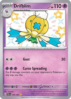 Drifblim (156/091) [Scarlet & Violet: Paldean Fates]-1