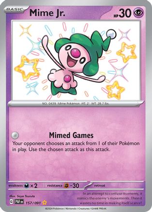 Mime Jr. (157/091) [Scarlet & Violet: Paldean Fates]-1