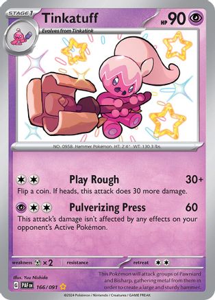 Tinkatuff (166/091) [Scarlet & Violet: Paldean Fates]-1