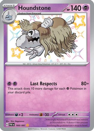 Houndstone (168/091) [Scarlet & Violet: Paldean Fates]-1